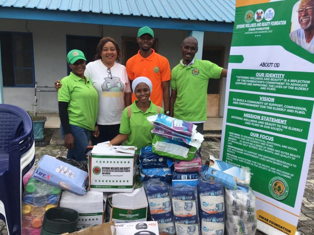 August Outreach ” Moment With The Elderly “